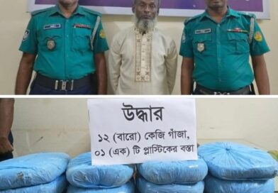 ১২ কেজি গাঁজাসহ এক মাদক কারবারি আটকঃ কেএমপি