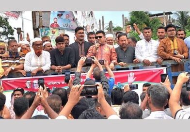 জাতীয় নির্বাচনের দাবিতে মোরেলগঞ্জে বিএনপির পথসভা