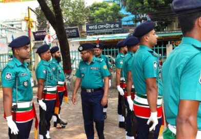 খুলনা সদর থানা বাৎসরিক পরিদর্শনে পুলিশ কমিশনার বিভাগীয় প্রতিনিধি খুলনা