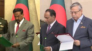 মেজর (অব.) হাফিজ উদ্দিন বিএনপি থেকে পদত্যাগ করে নতুন স্পিকার এবং ডেপুটি স্পিকার ব্যারিস্টার কায়সার কামাল, নতুন মন্ত্রী হলেন আহমদ আযম খান