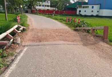 ফুলপুরে ভাঙ্গা ব্রীজ যেকোনো সময় বড় ধরনের দূর্ঘটনা ঘটতে পারে