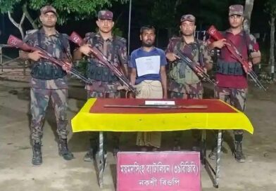 শেরপুরের ঝিনাইগাতীতে বিজিবির অভিযানে পাইপগানসহ যুবক আটক