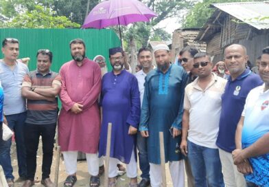 সান্তাহারে নির্মাণাধীন রাস্তা ও ড্রেনের কাজ পরিদর্শন করেন পৌর মেয়র তোফাজ্জল হোসেন ভুট্টু