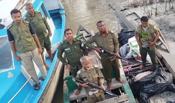 বিশ্ব ঐতিহ্যসুন্দরবনে মৎস্যভান্ডার নামে খ্যাত নিষিদ্ধ মৌসুমেও থামেনি বন লুট এক মাসে ২৬ মামলা, আটক ২৪ নৌকা; বিষ দিয়ে মাছ শিকার ও হরিণ শিকারের অভিযোগ
