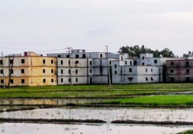 বড়পুকুরিয়া কয়লা খনি সম্প্রসারণের আগে কৃষিজমিতে বহুতল ভবন নির্মাণ