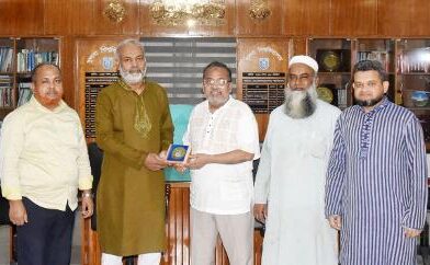 খুবি উপাচার্যের সঙ্গে ববি উপাচার্যের সৌজন্য সাক্ষাৎ খুবি উপাচার্যের সঙ্গে ববি উপাচার্যের সৌজন্য সাক্ষাৎ