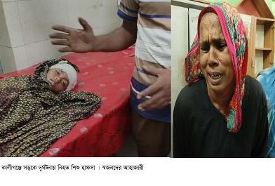বাড়ি ফেরা হলো না শিশু হাফসার