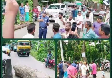 লালমনিরহাটে কৃষকদের মহাসড়ক অবরোধ