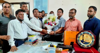 বাখরাবাদ ডিস্ট্রিবিউশন কোম্পানি চাঁদপুর শাখা ব্যবস্থাপক মীর মোহাম্মদ ফজলে রাব্বি বিদায় সংবর্ধনা