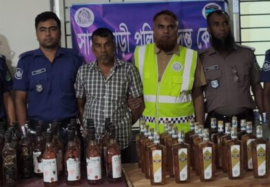 জামালপুরে ৮৮ বোতল ভারতীয় মদসহ একজন আটক