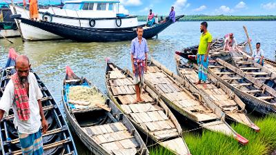 বিশ্ব ঐতিহ্য সুন্দরবনের তিন মাস পর দুয়ার খুলেছে, জেলেদের সামনে নতুন সংকট বৈরী আবহাওয়া, মরা কাটাল, অর্থসংকট ও দস্যুদের চাঁদার অভিযোগে অনুমতি পেয়েও বনে যেতে পারছেন না অনেকে বিশ্ব ঐতিহ্য সুন্দরবনের তিন মাস পর দুয়ার খুলেছে, জেলেদের সামনে নতুন সংকট বৈরী আবহাওয়া, মরা কাটাল, অর্থসংকট ও দস্যুদের চাঁদার অভিযোগে অনুমতি পেয়েও বনে যেতে পারছেন না অনেকে