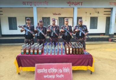শেরপুরের শ্রীবরদী সীমান্তে বিজিবির অভিযানে ৯২ বোতল ভারতীয় মদ জব্দ শেরপুরের শ্রীবরদী সীমান্তে বিজিবির অভিযানে ৯২ বোতল ভারতীয় মদ জব্দ