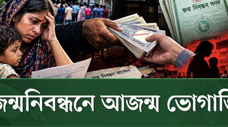 সঠিক তথ্যেও ভোগান্তি, আবার টাকা দিলেই বদলে যাচ্ছে জন্মনিবন্ধনের বয়স-পরিচয়