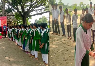বটিয়াঘাটায় রূপান্তরের আয়োজনে বি এইচ এম এইচ মাধ্যমিক বিদ্যালয়ে হাত ধোয়া প্রদর্শনী